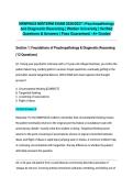 NRNP6635 MIDTERM EXAM 2026&sol;2027 &vert; Psychopathology and Diagnostic Reasoning &vert; Walden University &vert; Verified Questions & Answers &vert; Pass Guaranteed - A&plus; Graded&NewLine;&NewLine;