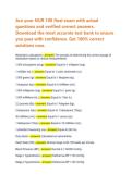 Test Bank for NUR 108 &ndash; Nursing Fundamentals & Clinical Skills Exam Prep