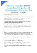 CS6515 Exam 3 Actual Exam 2026&sol;2027 &ndash; Complete Exam-Style Questions with Detailed Rationales &vert; 100&percnt; Verified &ndash; Pass Guaranteed &ndash; A&plus; Graded&NewLine;&NewLine;
