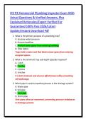 ICC P2 Commercial Plumbing Inspector Exam With&NewLine;Actual Questions & Verified Answers&comma; Plus&NewLine;Explained Rationales&sol;Expert Verified For&NewLine;Guaranteed 100&percnt; Pass 2026&sol;Latest&NewLine;Update&sol;Instant Download Pdf