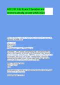 ACC 231 ASU Exam 2 Question and&NewLine;answers already passed 2025&sol;2026