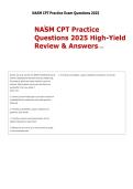NASM CPT Practice Questions 2025 High-Yield Review & Answers  Save&NewLine;&NewLine;&NewLine;