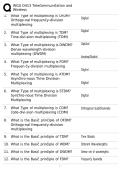 WGU D413 Telecommunications and Wireless Questions and Answers PDF Study Guide
