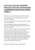 IACCP EXAM 2 2026 FINAL ASSESSMENT&NewLine;PAPER CHILD CARE ETHICS AND PROCEDURES&NewLine;COMPREHENSIVE QUESTIONS AND ANSWERS&NewLine;VERIFIED A&plus;