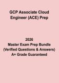 GCP Associate Cloud Engineer &lpar;ACE&rpar; Exam Prep PDF &vert; Google Cloud Practice Questions & Study Guide