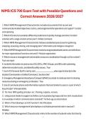 NIMS ICS 700 Exam Practice Questions and Answers &ndash; Complete Study Guide &lpar;2026&ndash;2027&rpar;