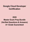Google Cloud Developer Certification PDF &vert; Exam Prep Questions & Study Guide