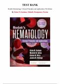 Test Bank for Rodak's Hematology&colon; Clinical Principles and Applications 7th Edition &lpar; Keohane&comma; 2024&rpar;&comma; Chapter 1-43 &vert; All Chapters