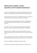 Nettcp Soils chapter 1 Exam Questions with Complete Solutions