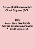 Google Certified Associate Cloud Engineer &lpar;ACE&rpar; PDF &vert; Exam & Sample Questions &plus; Study Guide