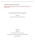 EDCO 811 Case Study Management and Analysis &ndash; Roger and Anette &vert; 2026 Update with complete solutions&period;