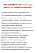 NIMS ICS 100&comma; 200&comma; 700 & 800 FS Review Exam Questions and Answers &lpar;2026&ndash;2027&rpar; &ndash; Complete Study Guide