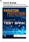 Test Bank for Radiation Protection in Medical Radiography 9th Edition -Mary Alice Statkiewicz Sherer&comma; Paula J&period; Visconti&comma; E&period; Russell Ritenour & Kelli Haynes&vert; All Chapters 1-16