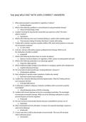 Test prep WGU D027 WITH 100&percnt; CORRECT ANSWERS