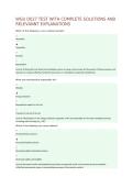 WGU D027 TEST WITH COMPLETE SOLUTIONS AND RELEVANT EXPLANATIONS