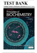 Test Bank For Lehninger Principles of Biochemistry 8th Edition By David L&period; Nelson&semi; Michael 