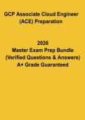 GCP Associate Cloud Engineer &lpar;ACE&rpar; Prep PDF &vert; Google Cloud Exam Study Guide