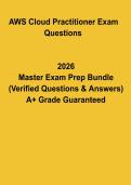 AWS Cloud Practitioner Exam Questions PDF &vert; Practice Test & Study Guide