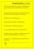 NU 664 EXAM 1 QUESTIONS AND ANSWERS 2026 -2027