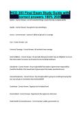 HCD 303 Final Exam Study Guide with correct answers 100&percnt; 2026