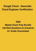 Google Cloud Associate Cloud Engineer Certification PDF &vert; GCP Exam Prep & Study Guide
