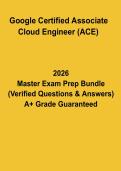 Google Certified Associate Cloud Engineer &lpar;ACE&rpar; PDF &vert; Sample Questions & Exam Prep Guide