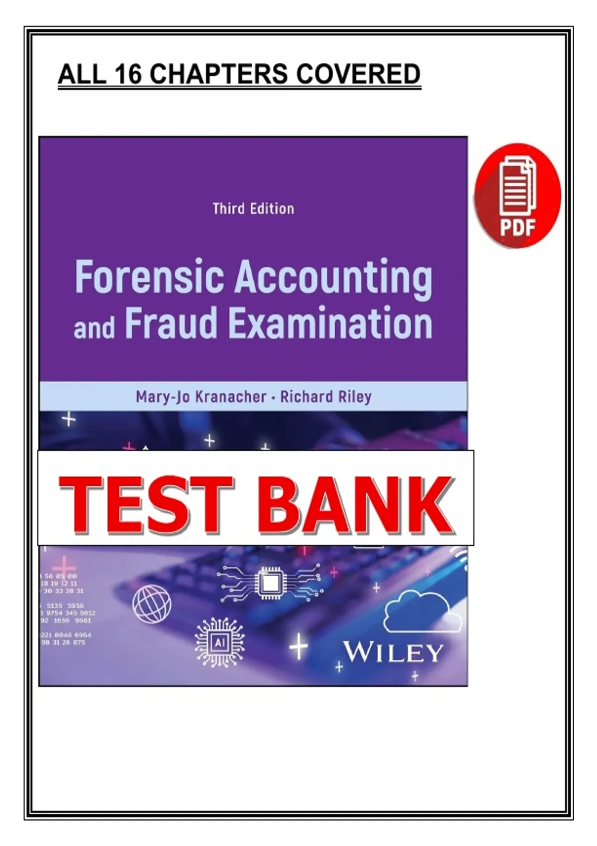 Forensic Accounting and Fraud Examination Test Bank 3rd Edition by Mary ...