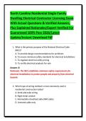North Carolina Residential Single-Family&NewLine;Dwelling Electrical Contractor Licensing Exam&NewLine;With Actual Questions & Verified Answers&comma;&NewLine;Plus Explained Rationales&sol;Expert Verified For&NewLine;Guaranteed 100&percnt; Pass 2026&sol;Latest&NewLine;Update&sol;Instant Download Pdf
