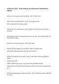 SCCJA Unit 6 &lpar;2025&rpar; &ndash; Study Guide and Law Enforcement Training Revision Material