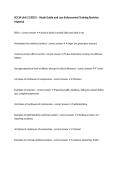 SCCJA Unit 2 &lpar;2025&rpar; &ndash; Study Guide and Law Enforcement Training Revision Material