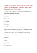 IAABO Refresher Exam 2024 COMPLETE PACK 100&percnt; Verified Answers & Detailed Rationales &vert; Latest Update &vert; Guaranteed Pass A&plus; Study Guide