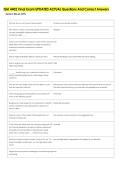 ISM 4402 Final Exam UPDATED ACTUAL Questions And Correct Answers 