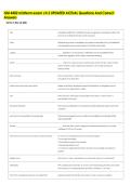 ISM 4402 midterm exam ch 2 UPDATED ACTUAL Questions And Correct &NewLine;Answers 