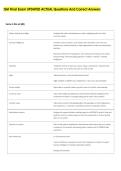 ISM Final Exam UPDATED ACTUAL Questions And Correct Answers 
