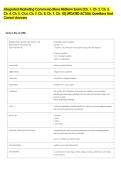 Integrated Marketing Communications Midterm Exam &lpar;Ch&period; 1&comma; Ch&period; 2&comma; Ch&period; 3&comma; &NewLine;Ch&period; 4&comma; Ch&period; 5&comma; Ch&period;6&comma; Ch&period; 7&comma; Ch&period; 8&comma; Ch&period; 9&comma; Ch&period; 10&rpar; UPDATED ACTUAL Questions And &NewLine;Correct Answers 