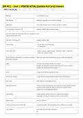 ISM 4011 - Exam 1 UPDATED ACTUAL Questions And Correct Answers 