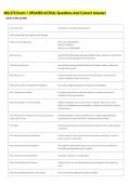 MIS 375 Exam 1 UPDATED ACTUAL Questions And Correct Answers 