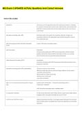MIS Exam 3 UPDATED ACTUAL Questions And Correct Answers 