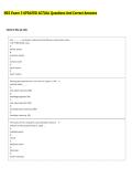 MIS Exam 3 UPDATED ACTUAL Questions And Correct Answers 