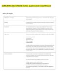 LOMA 291 Module 1 UPDATED ACTUAL Questions And Correct Answers