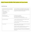 LOMA 291 Module 4 UPDATED ACTUAL Questions And Correct Answers 