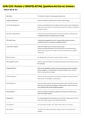 LOMA 335&colon; Module 1 UPDATED ACTUAL Questions And Correct Answers 
