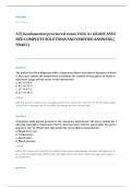 ATI RN fundamentals proctored EXAM A&plus; GRADE ASSURED COMPLETE SOLUTIONS AND VERIFIED ANSWERS