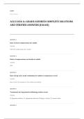 ACLS EXAM A&plus; GRADE ASSURED COMPLETE SOLUTIONS AND VERIFIED ANSWERS