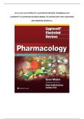Test bank for Lippincott Illustrated Reviews&colon; Pharmacology &lpar;Lippincott Illustrated Reviews Series&rpar; 7th Edition with test questions and answers graded A&plus;