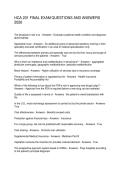 HCA 201 FINAL EXAM QUESTIONS AND ANSWERS 2026