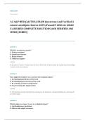 HESI A2 entrance EXAM A&plus; GRADE ASSURED COMPLETE SOLUTIONS AND VERIFIED ANSWERS