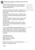 Palantir Data Engineering &sol; score 100&percnt; &sol; 2025 update &sol; certification exam flashcards study guide