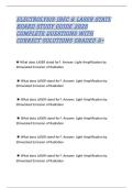 ELECTROLYSIS IBEC & LASER STATE&NewLine;BOARD STUDY GUIDE 2026&NewLine;COMPLETE QUESTIONS WITH&NewLine;CORRECT SOLUTIONS GRADED A&plus;