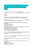 IAAO 101 QUIZ QUESTIONS & VALID COMPLETE SOLUTIONS PASSED 100&percnt;